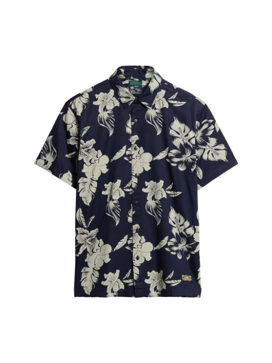 Foto van product Superdry & Co Overhemd marine / lichtgrijs