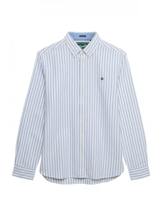 Foto van product Superdry & Co Overhemd marine / wit