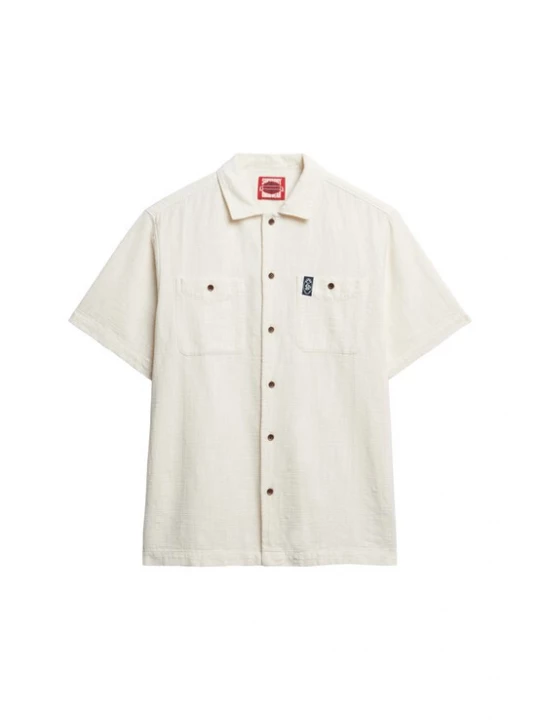 Foto van product Superdry & Co Overhemd marine / wolwit