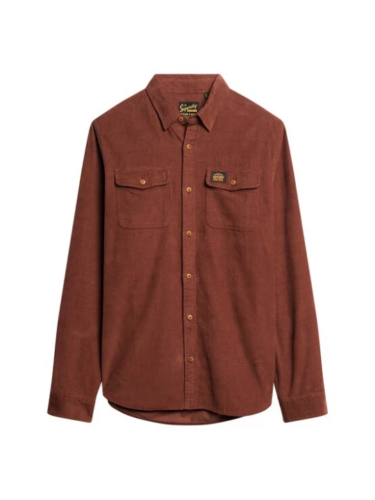 Foto van product Superdry & Co Overhemd 'Trailsman' roestbruin / oranje / zwart