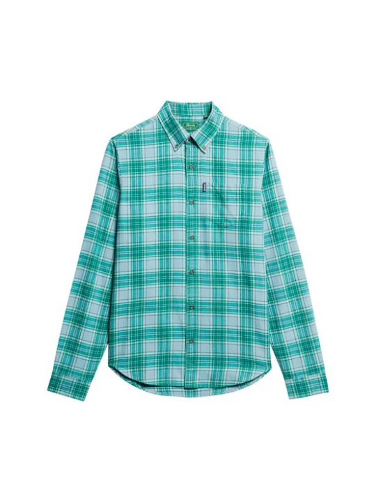 Foto van product Superdry & Co Overhemd turquoise / pastelblauw