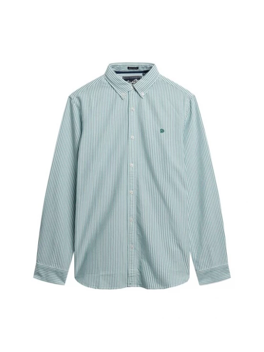 Foto van product Superdry & Co Overhemd turquoise / wit