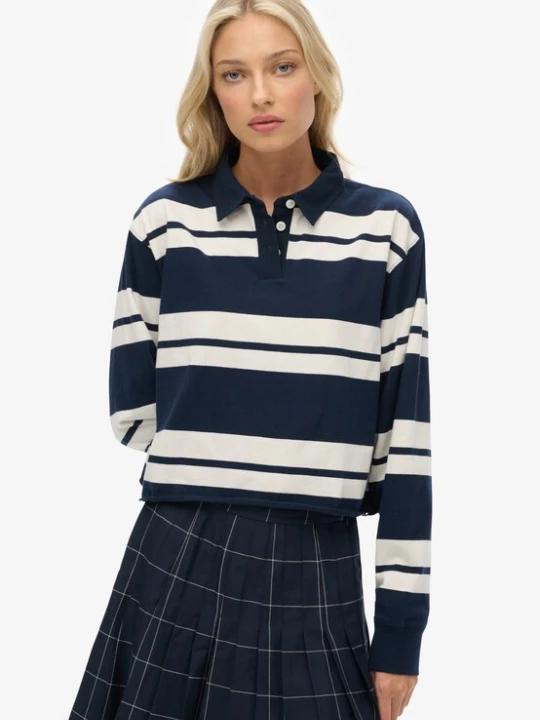 Foto van product Superdry & Co Oversized shirt 'Athletic Essentials' marine / natuurwit