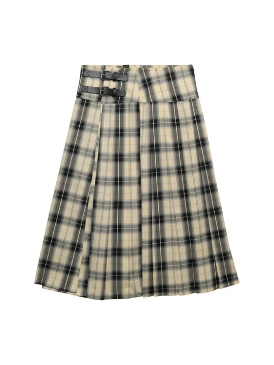 Foto van product Superdry & Co Rok cappuccino / grijs / zwart