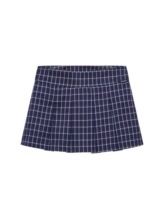 Foto van product Superdry & Co Rok donkerblauw / donkerrood / wit