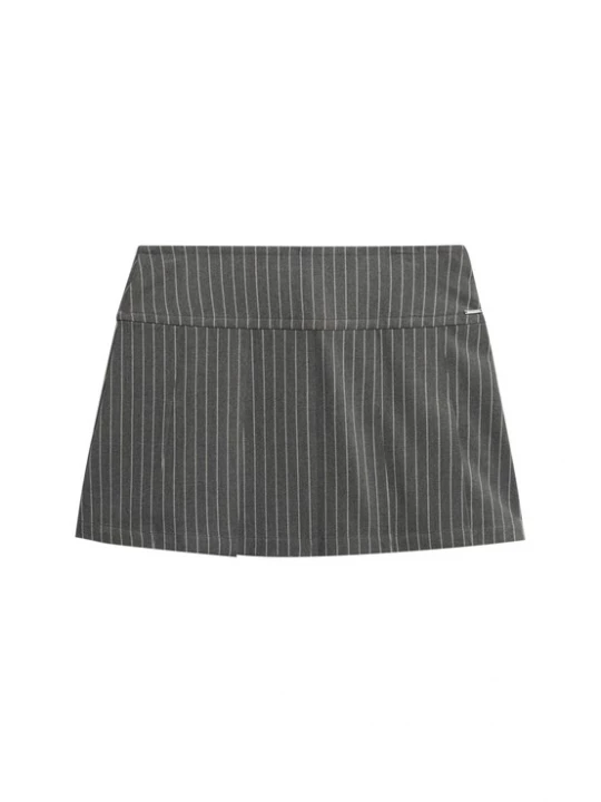 Foto van product Superdry & Co Rok grijs / wit