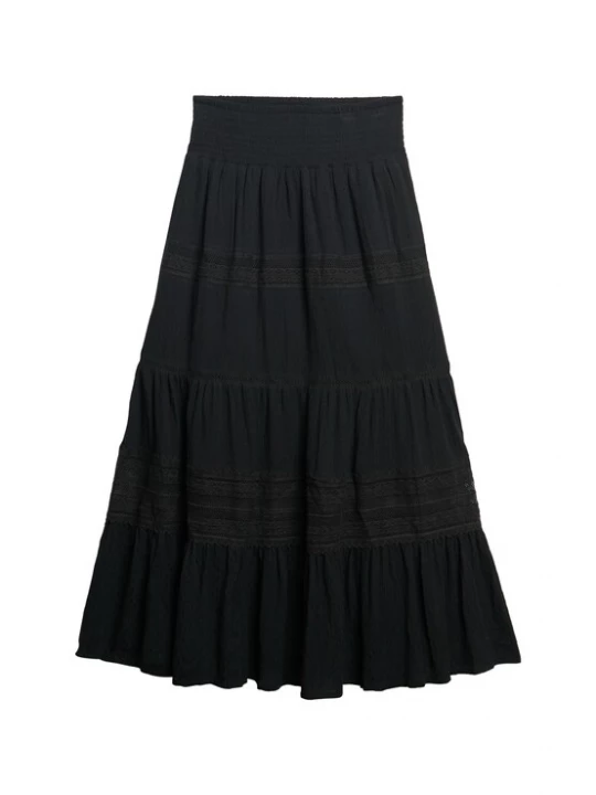 Foto van product Superdry & Co Rok 'Ibiza' zwart