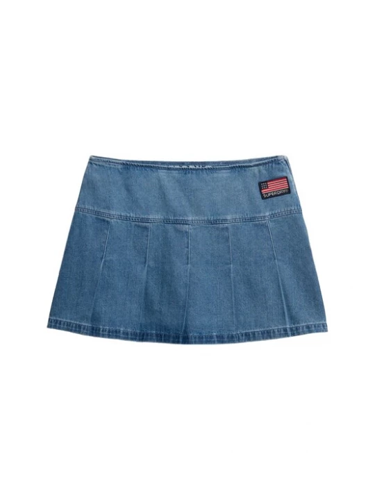 Foto van product Superdry & Co Rok marine / blauw denim / rood / wit