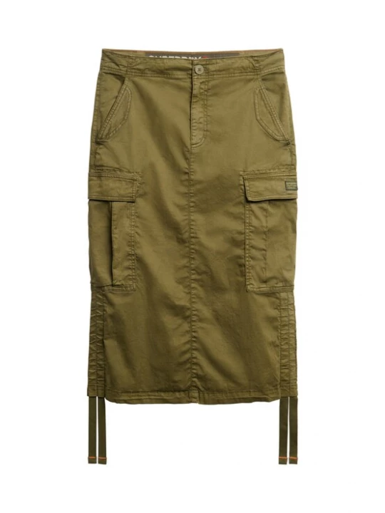 Foto van product Superdry & Co Rok olijfgroen