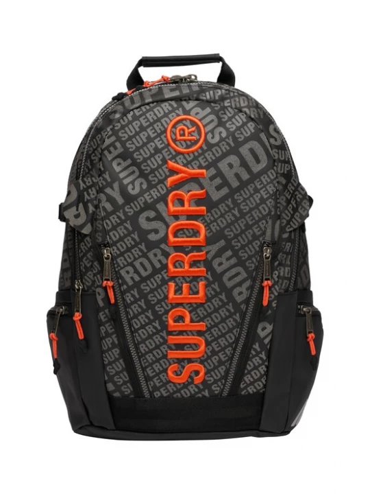 Foto van product Superdry & Co Rugzak grijs / oranje / zwart