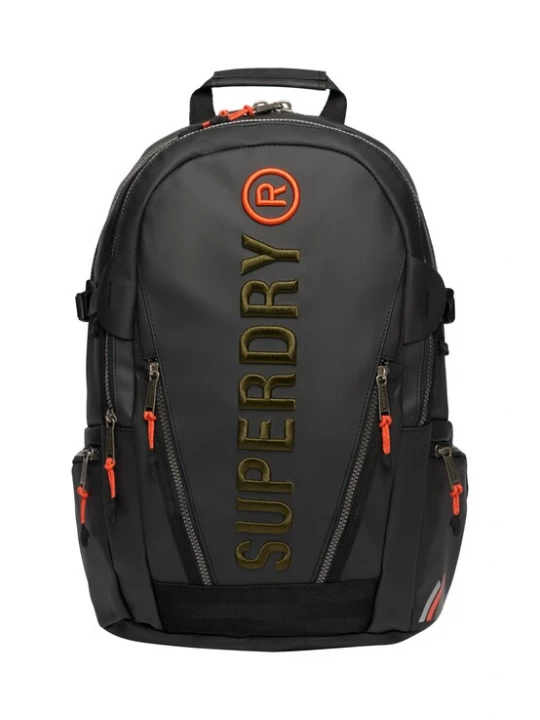 Foto van product Superdry & Co Rugzak olijfgroen / oranje / zwart