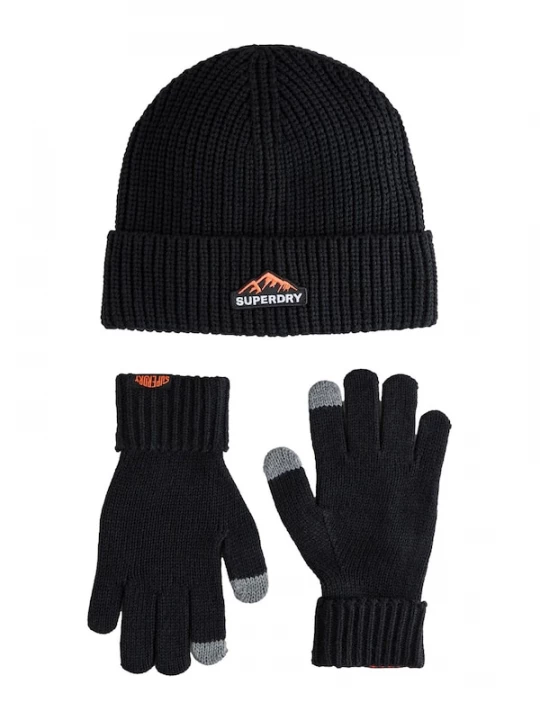 Foto van product Superdry & Co Set grijs gemêleerd / oranje / zwart / wit