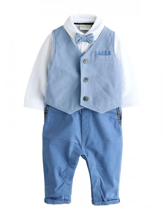 Foto van product Superdry & Co Set royal blue / koningsblauw / lichtblauw / wit