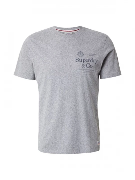 Foto van product Superdry & Co Shirt '1954 COMPANY' grijs / lichtgrijs
