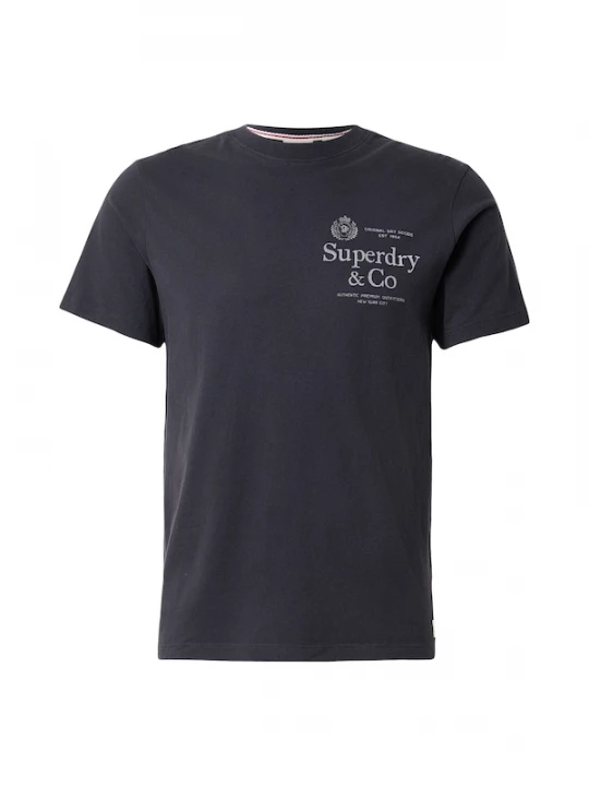 Foto van product Superdry & Co Shirt '1954 Company' marine / grijs
