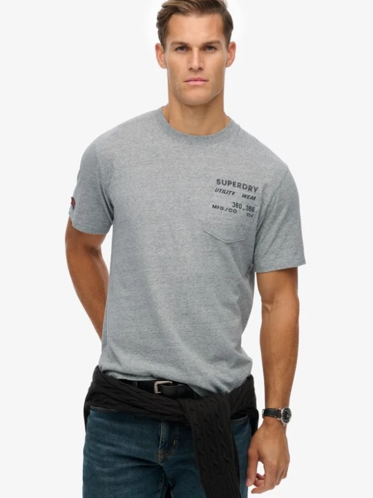 Foto van product Superdry & Co Shirt antraciet / basaltgrijs