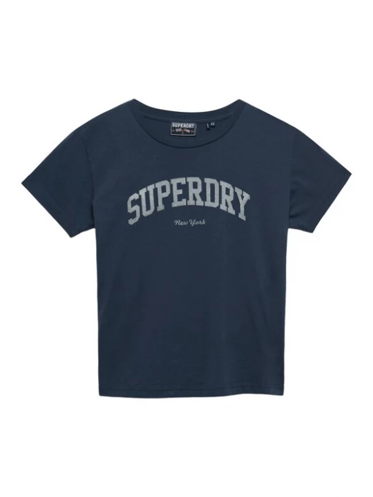 Foto van product Superdry & Co Shirt 'ATH ESS' smoky blue / lichtgrijs
