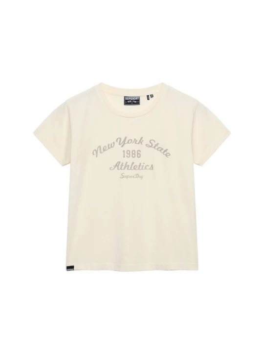 Foto van product Superdry & Co Shirt 'Athletic Essentials' antraciet / offwhite