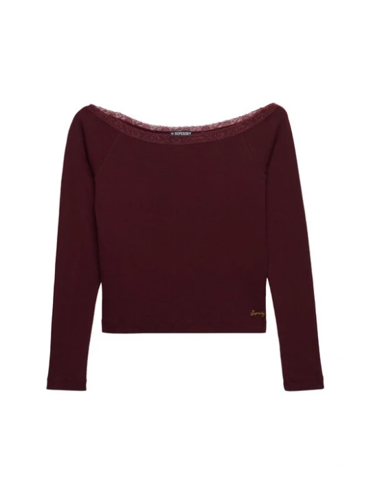 Foto van product Superdry & Co Shirt 'Athletic Essentials' bourgogne