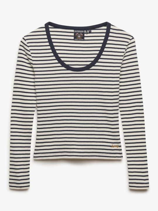 Foto van product Superdry & Co Shirt 'Athletic Essentials' crème / marine