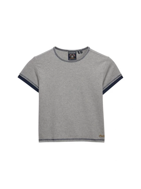 Foto van product Superdry & Co Shirt 'Athletic Essentials' grijs gemêleerd