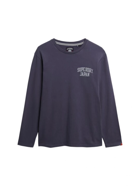 Foto van product Superdry & Co Shirt 'Athletic Essentials' grijs / lavendel
