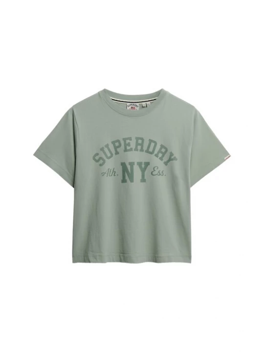 Foto van product Superdry & Co Shirt 'Athletic Essentials' lichtgroen