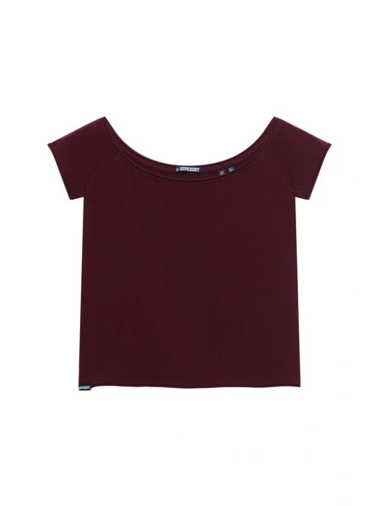 Foto van product Superdry & Co Shirt 'Bardot' bourgogne