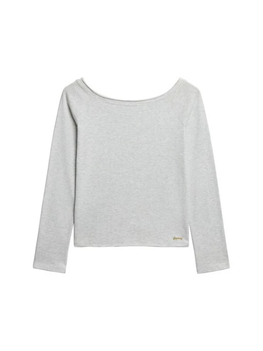 Foto van product Superdry & Co Shirt 'Bardot' goud / grijs gemêleerd
