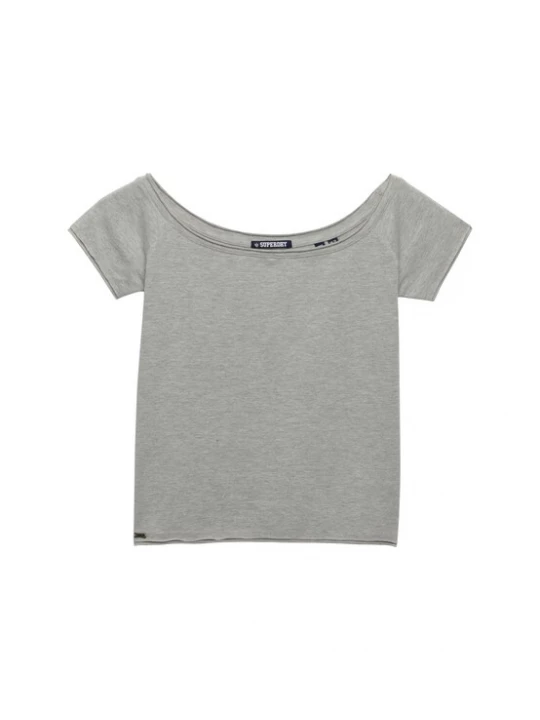Foto van product Superdry & Co Shirt 'Bardot' grijs gemêleerd