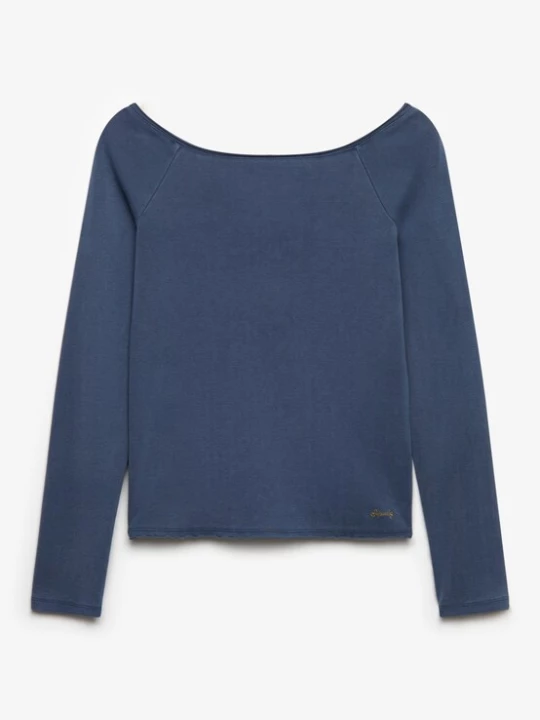 Foto van product Superdry & Co Shirt 'Bardot' saffier