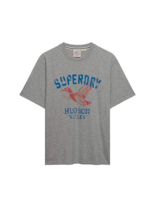 Foto van product Superdry & Co Shirt blauw / grijs / rood