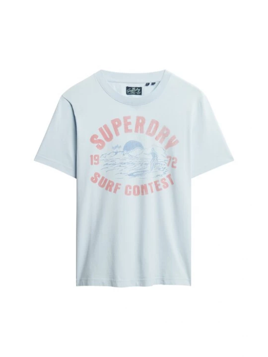 Foto van product Superdry & Co Shirt blauw / lichtblauw / pink