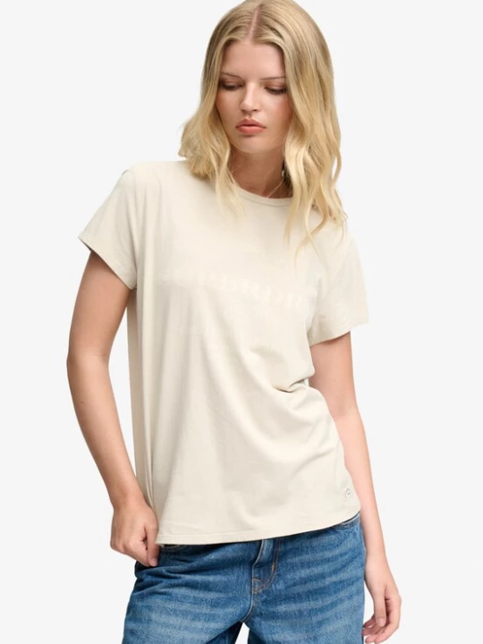 Foto van product Superdry & Co Shirt 'Classic' crème / lichtbeige