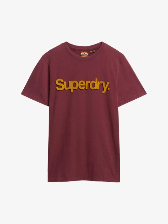 Foto van product Superdry & Co Shirt 'Classic' oranje / wijnrood