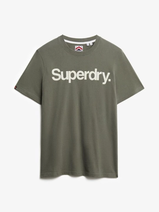 Foto van product Superdry & Co Shirt 'Core' lichtbeige / kaki