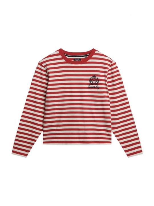 Foto van product Superdry & Co Shirt 'Country Club' rood / zwart / wit
