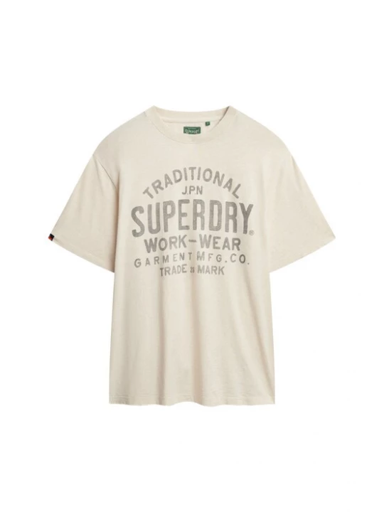 Foto van product Superdry & Co Shirt crème / blauw gemêleerd
