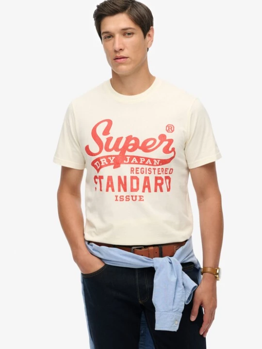 Foto van product Superdry & Co Shirt crème / donkeroranje