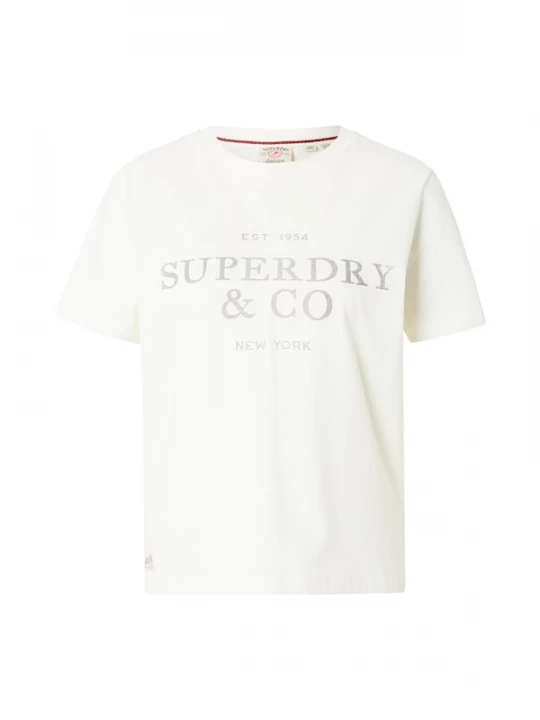 Foto van product Superdry & Co Shirt crème / grijs