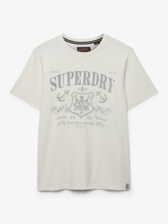 Foto van product Superdry & Co Shirt crème / grijs gemêleerd