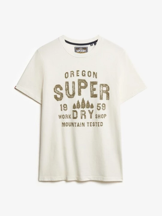 Foto van product Superdry & Co Shirt crème / kaki