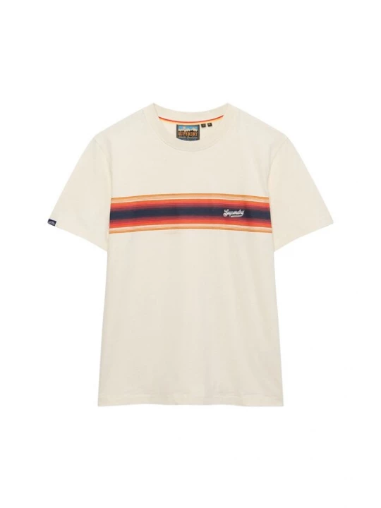 Foto van product Superdry & Co Shirt crème / oranje / rood / zwart
