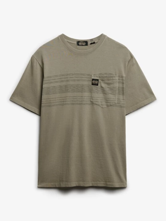 Foto van product Superdry & Co Shirt donkerbeige / kaki