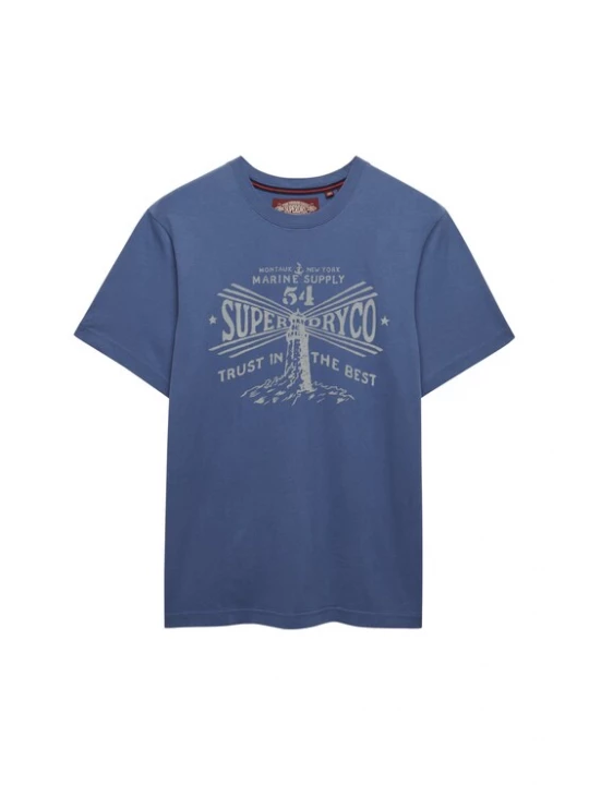 Foto van product Superdry & Co Shirt enziaan / lichtgrijs