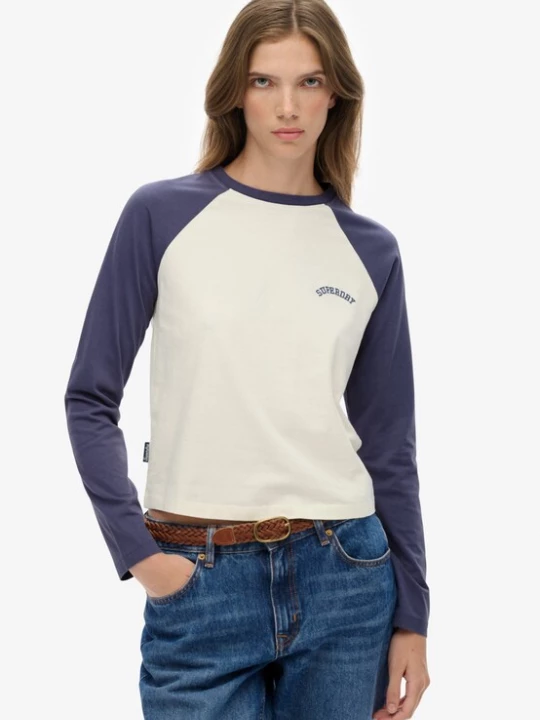 Foto van product Superdry & Co Shirt 'Essential' beige / blauw