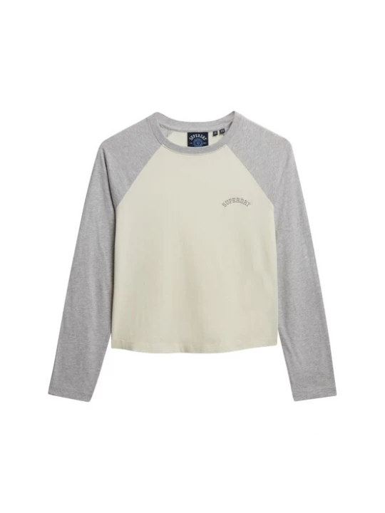 Foto van product Superdry & Co Shirt 'Essential' beige / grijs