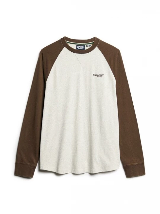 Foto van product Superdry & Co Shirt 'Essential' bruin / wit