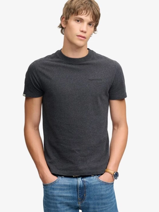 Foto van product Superdry & Co Shirt 'Essential Company' zwart gemêleerd