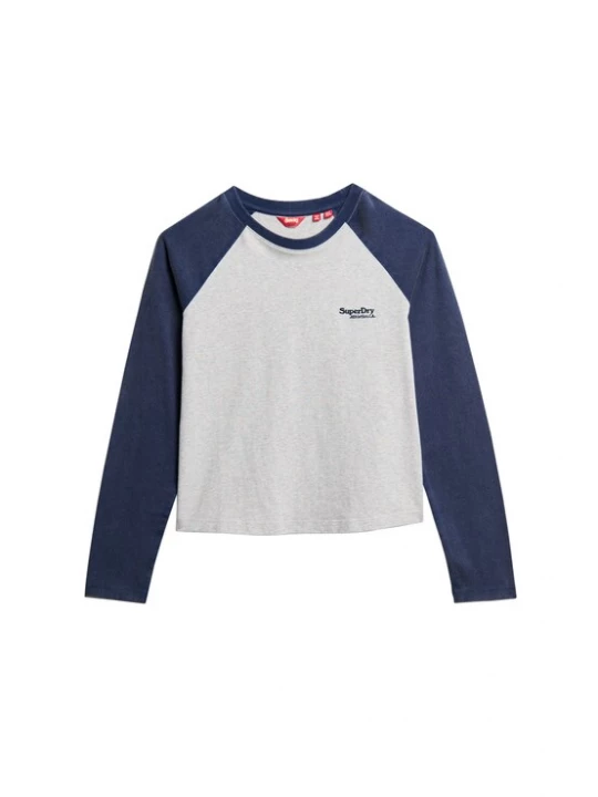 Foto van product Superdry & Co Shirt 'Essential' navy / lichtgrijs